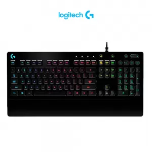TECLADO GAMER LOGITECH SERIE G PRODIGY G213 QWERTY INGLÉS US COLOR NEGRO CON LUZ RGB