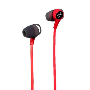 AUDIFONO C/MICRO HYPER X CLOUD EARBUDS BLACK/RED