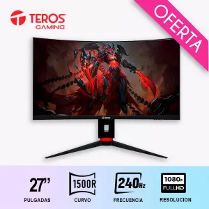 MONITOR TEROS TE-2764G  27″ 240HZ FULLHD CURVO VA