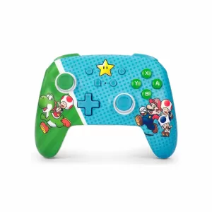 MANDO PRO POWERA WIRELESS NINTENDO SWITCH MARIO SUPER STAR FRIENDS