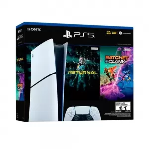 CONSOLA PLAYSTATION 5 SLIM DIGITAL + RETURNAL+ RATCHET & CLANK BUNDLE