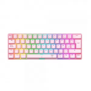 TECLADO T-DAGGER ARENA T-TGK321 | ESPAÑOL | MECANICO | SW-RED | RAINBOW | ROSADO