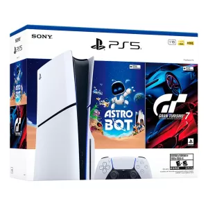 CONSOLA PLAYSTATION 5 SLIM CON LECTOR + ASTRO BOT+ GRAN TURISMO BUNDLE