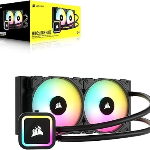 COOLER CPU LIQUID 240 CORSAIR H100X RGB ELITE