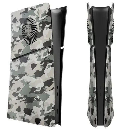 TAPA CARCASA CASE PARA PS5 SLIM DIGITAL CAMUFLADO